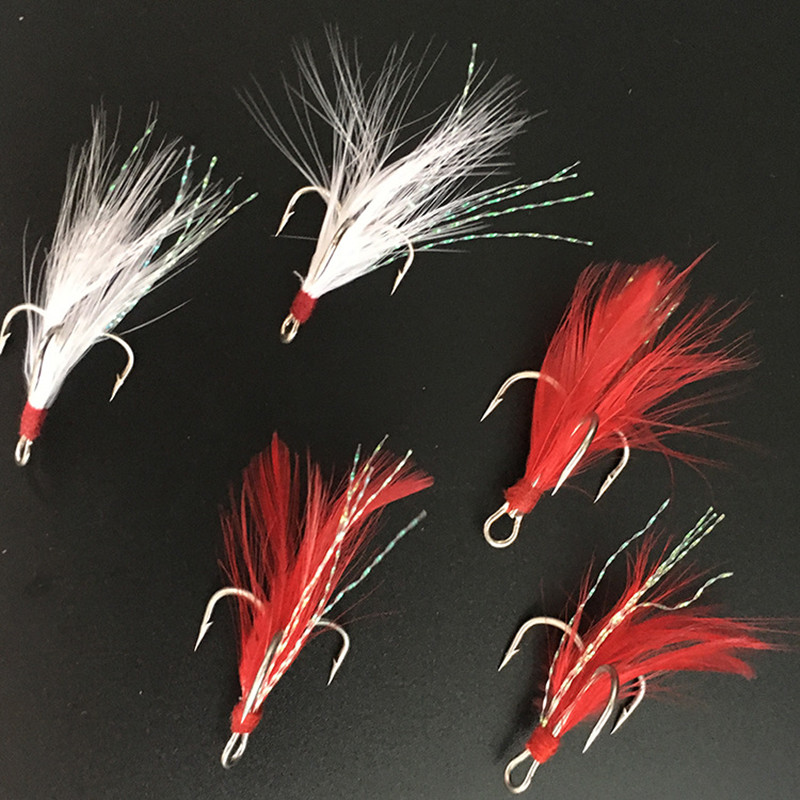 Fishing Hook Size - Câu Cá Móc Treble Dụ Đỏ