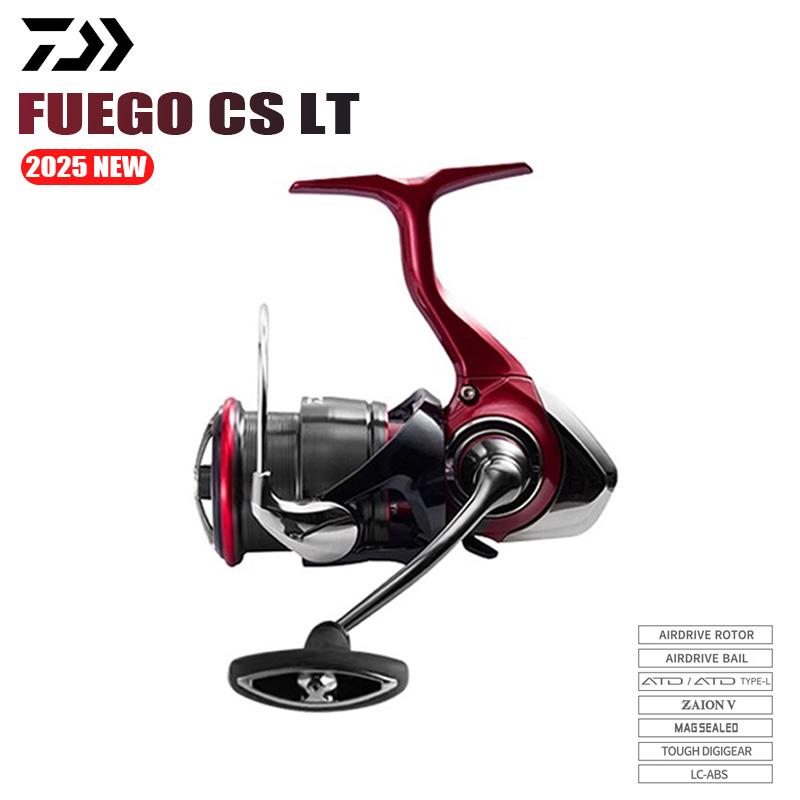 DAIWA 2025 New FUEGO CS LT Spi - đánh giá và giá Abu Garcia Reel Max