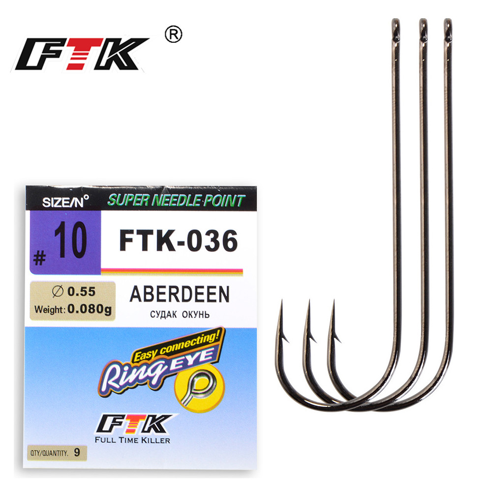 Ftk Cổ Điển Aberdeen Biển Móc  - đánh giá và giá Fishing Hook Offset