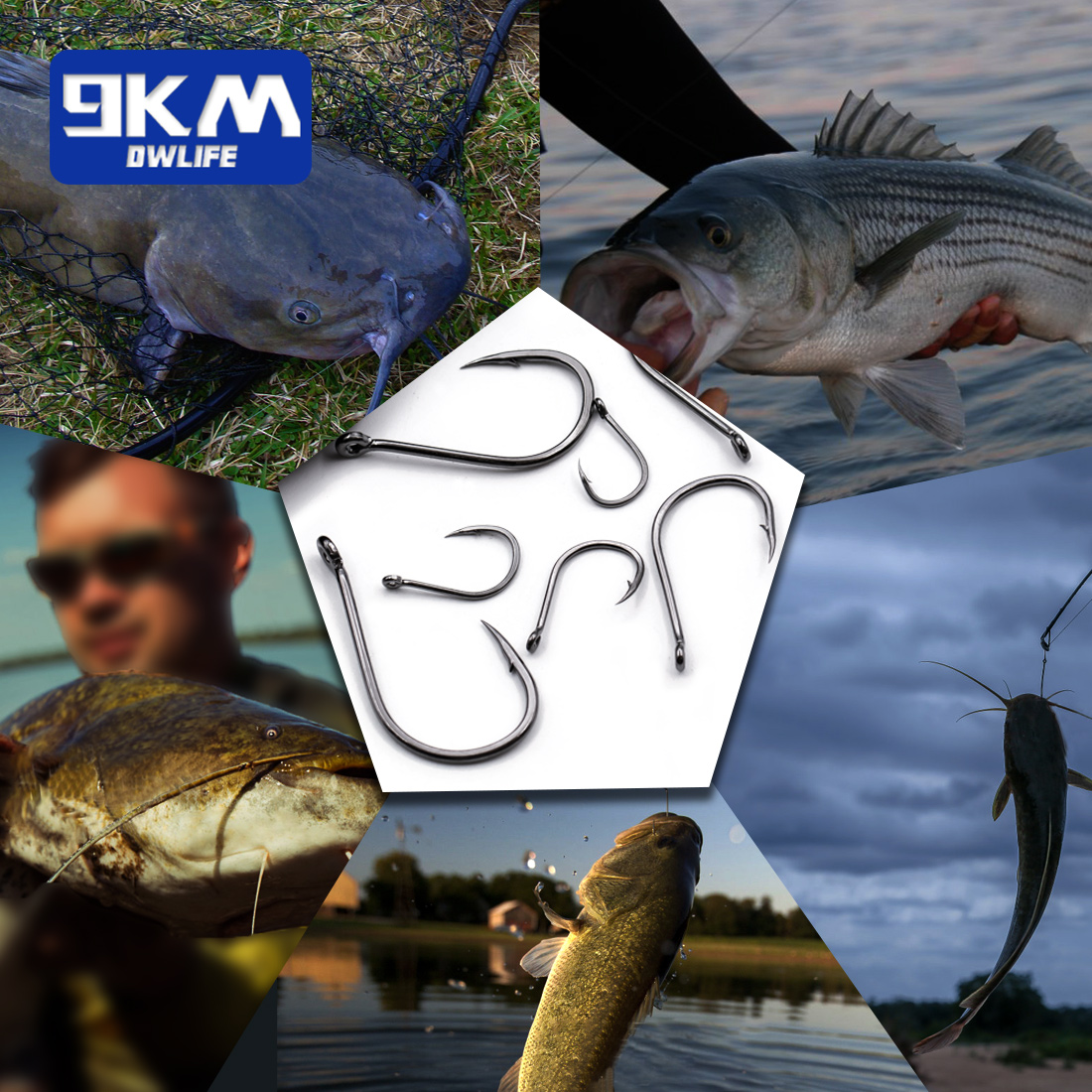 9KM Iseama Fishing Hooks 50~20 - đánh giá và giá Fishing Hook Assortment